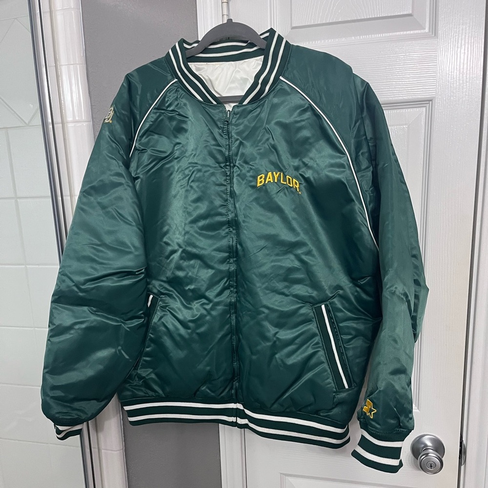 Green Baylor Bomber Jacket